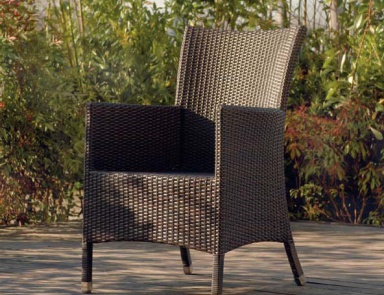 Sessel mit hoher Rückenlehne, Roberti Rattan
