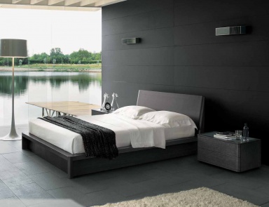 Doppelbett mit Kopfteil, Zanette