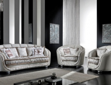 Wohnzimmer (Garnitur für das Wohnzimmer) Glamour - Essepi