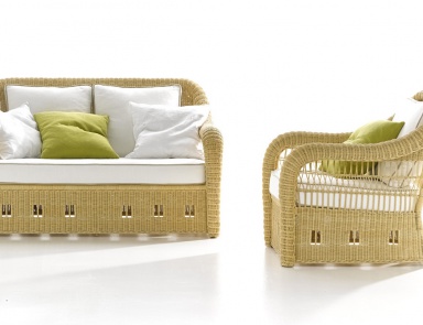 Wohnzimmer (Garnitur für das Wohnzimmer) Vittorio Bonacina, Bourlon