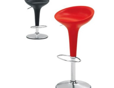 Barhocker mit Sitz aus Kunststoff Bombo Stool, Magis