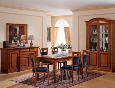 Esszimmer (Garnitur für Esszimmer), Nabucco dinig room - Mobiltrevi