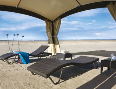 Strandkorb Sand, Atmosphera