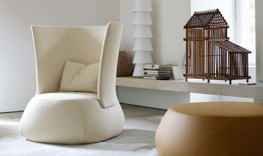 Sessel mit versteckten Frame, Fat armchair - B & B Italia
