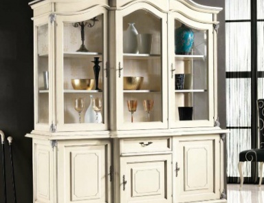 Holzschrank mit Klauenfüßen, Stile Elisa