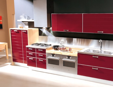 Garnitur für Küche aus Holz Doge, Zaccariotto Cucine