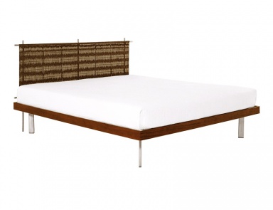 Doppelbett Edward I, Driade (Rattan Bett, Wicker)