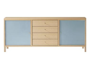 Kommode auf niedrigen Stielen, SQUARE Anrichte - Ligne Roset