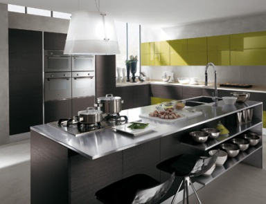 Küche (Garnitur für die Küche) Scavolini, Flat Mood