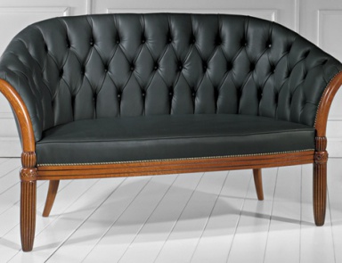 Sofa mit Rahmen aus Holz, Seven Sedie