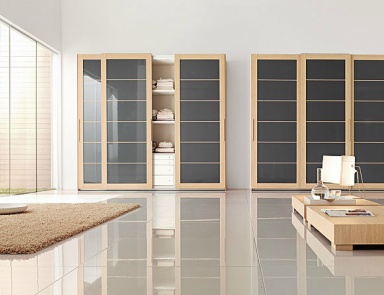 Kleiderschrank mit Schiebetüren, Santa Lucia