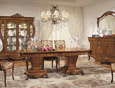 Esszimmer (Garnitur für das Esszimmer), Antonelli Moravio