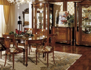 Esszimmer (Garnitur für das Esszimmer), Antonelli Moravio