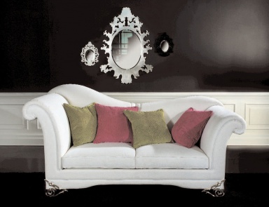 Sofa Zweisitzer aus Massivholz, Elledue