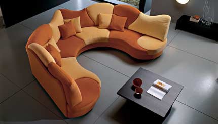 Sofa halbrund, Essepi