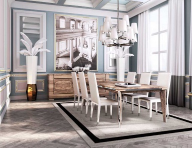 Esszimmer (Garnitur für Esszimmer), Smania