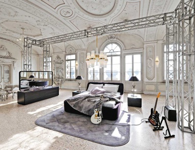 Schlafzimmer (für das Schlafzimmer eingerichtet) Smania