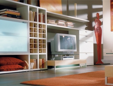 Das modulare System Tameta tv unit, Hulsta