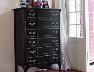 Hohe Kommode mit Schubladen, Tonin casa (die Möbel im Schlafzimmer country, country-Stil)