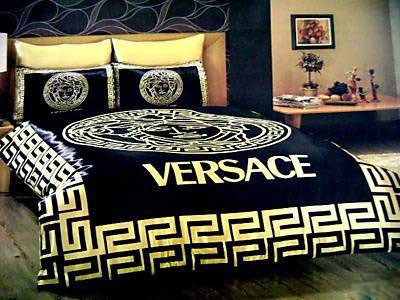 Bett mit hohem Kopfteil, Versace Home