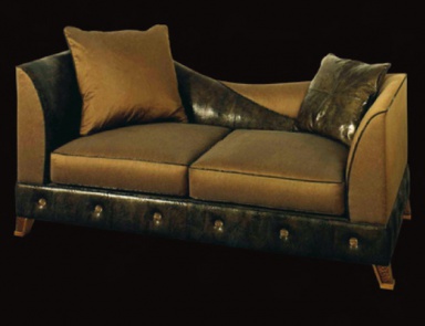 Zweisitzer-Sofa mit einer Rückenlehne, Wama