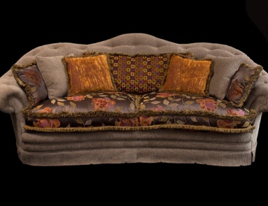 Zweisitzer-Sofa mit einer Rückenlehne, Wama