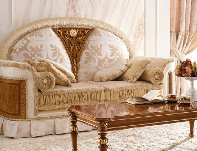 Sofa mit Runder Rückenlehne, Valderamobili
