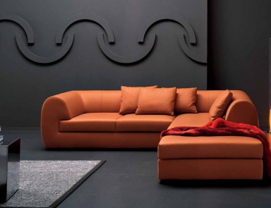Ecksofa mit einem versteckten Frame, Futura - Veneran