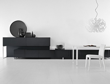 Das modulare System Athos, B&B Italia (Wand Schrank für das Wohnzimmer und den Flur, Italien)