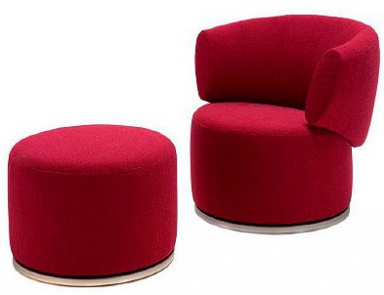 Sessel mit Hocker für die Füße, Rolf Benz