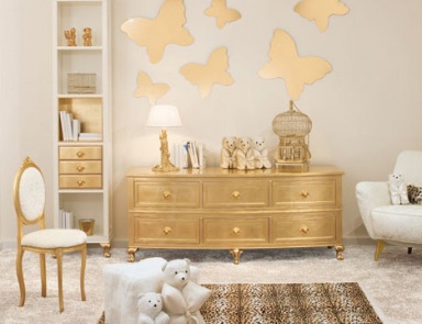 Kommode für Kinderzimmer, Halley (Wand, Schrank, Kommode für Kinderzimmer, Italien)