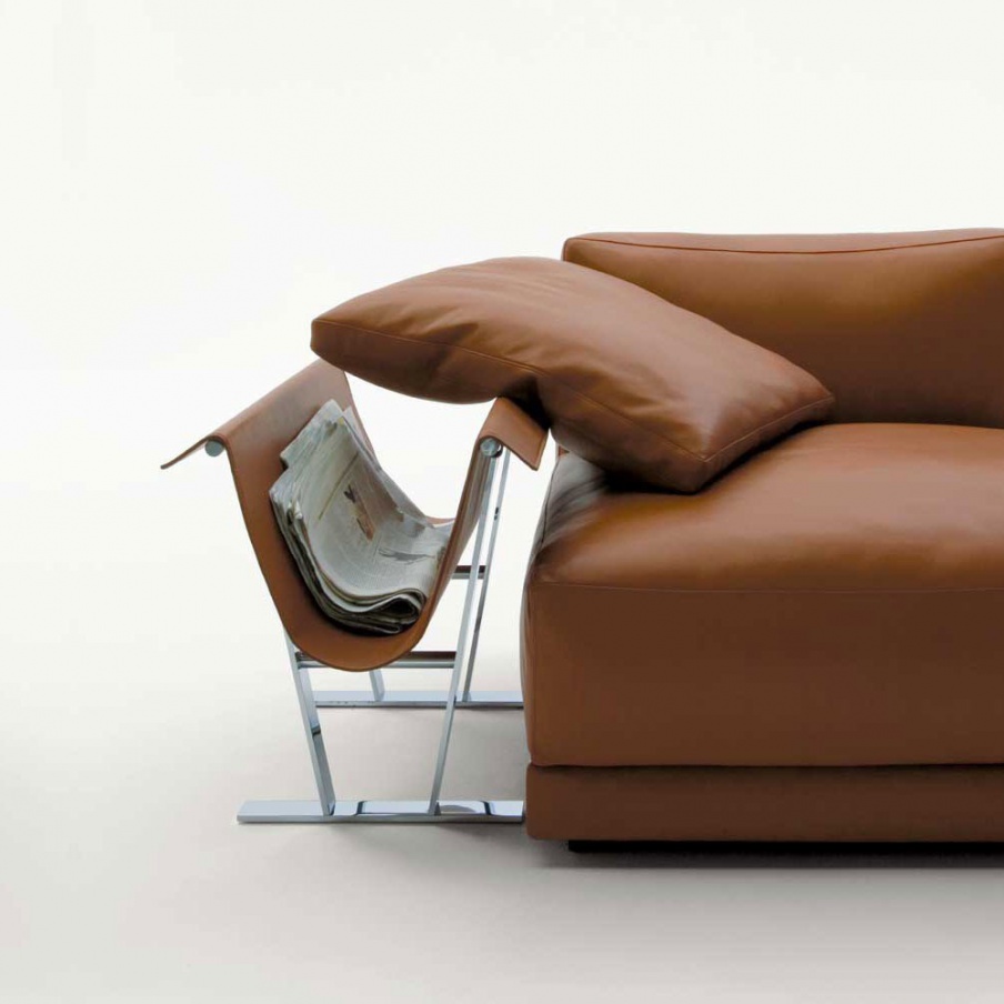 Tisch Couchtisch auf Stahlskelett Luis, B&B Italia
