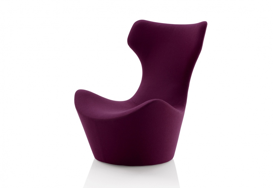 Sessel Leder oder Gewebe gepolstert Piccola Papilio, B&B Italia