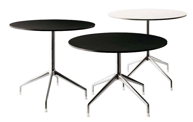Tisch Couchtisch auf dem Aluminium-Rahmen mit der Tischplatte aus Laminat Sina, B&B Italia
