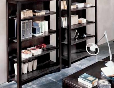 Regal Book aus massiver Eiche Jamila, Bamax
