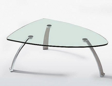 Couchtisch mit Metallbeinen, Rolf Benz