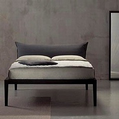 Das Bett Moheli letto legno