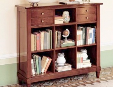 Niedriges Bücherregal C705, Moletta Mobili