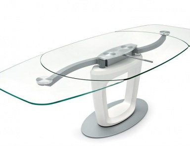 Esstisch auf eine Runde Basis, Orbital - Calligaris