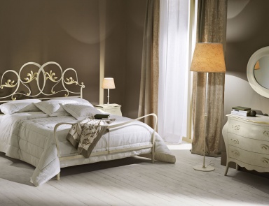 Doppelbett Orlando, Cantori (geschmiedeter Bett)