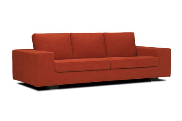 Zweisitzer Sofa auf niedrigen Stielen, Quark - Calia Italia