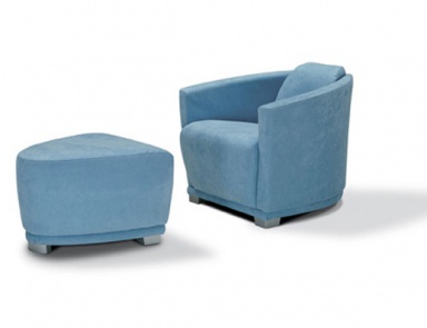 Sessel mit Hocker für die Füße, Jolly - Calia Italia