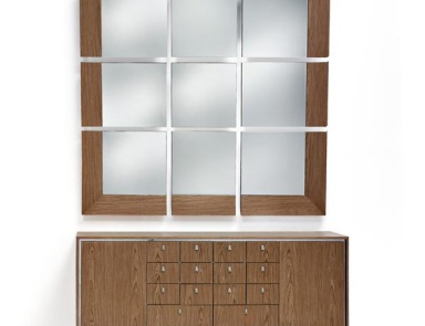 Kommode mit Schubladen, Chet - Rattan wood