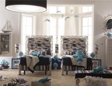 Kinderzimmer aus Massivholz Boy Fish, AltaModa