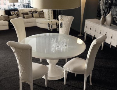 Esstisch mit Glasplatte AH 700, AltaModa