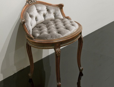 Bankette mit Rahmen aus massivem Kirschholz, Annibale Colombo