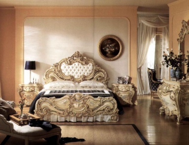 Schlafzimmer (Suite für Schlafzimmer aus Massivholz, Silik