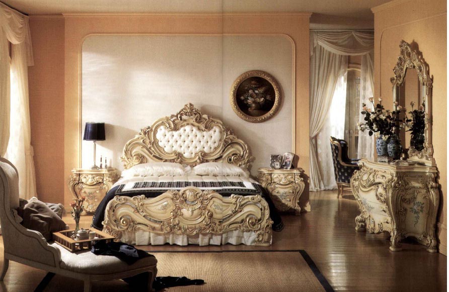 Schlafzimmer (Suite für Schlafzimmer aus Massivholz, Silik