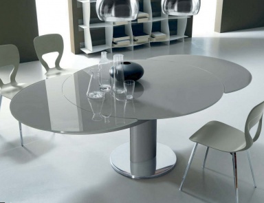 Esstisch ausziehbar mit Glasplatte Giro, Bontempi Casa