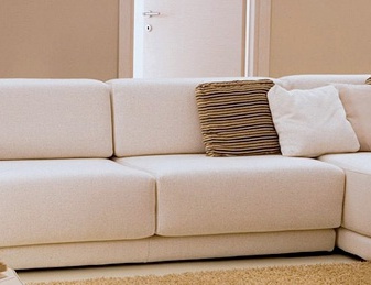 Sofa Dreibettzimmer Ecke gepolsterter Leder oder Stoff Archimede, Bontempi Casa